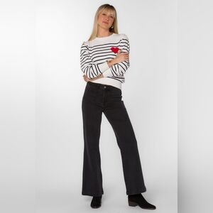 Revolve Velvet Heart Evans Mid Rise Straight Ankle Raw Hem Cargo Grey Jeans 28L